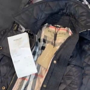 Black Burberry Coat